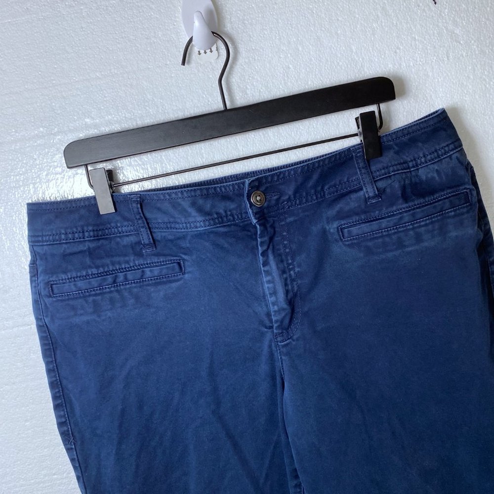 Lane Bryant Women's Plus Size 18 Dark Wash Straight Leg Jeans Denim Stretchy - Picture 4 of 7